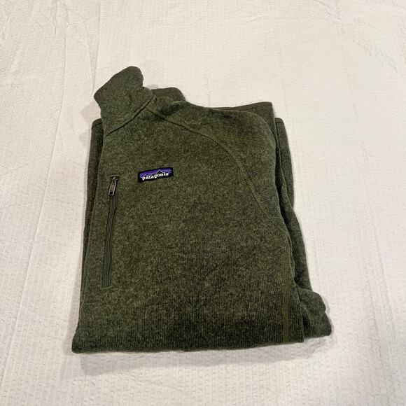 Patagonia men pullover sweater Olive green size Large - Picture 1 of 9
